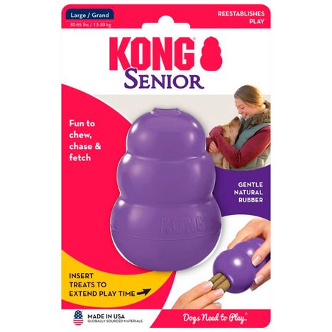 Brinquedo Kong para Cães Sênior - Roxo G