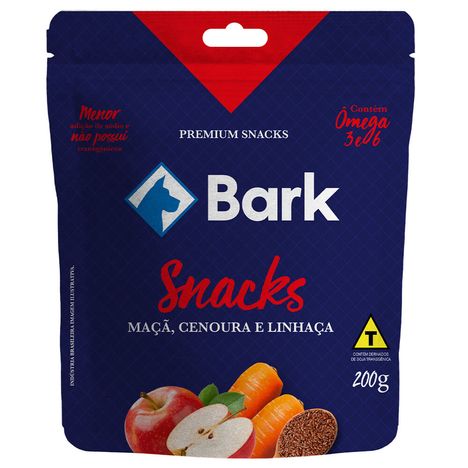 Snacks Bark de Frutas Maçã, Cenoura e Linhaça 200g
