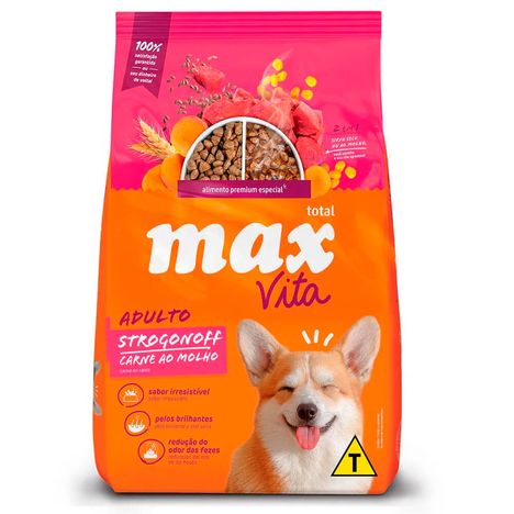 Max Vita Strogonoff Cães Adultos 1kg