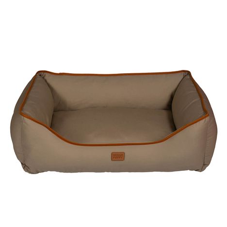 Cama Retangular Confort Sarja Lisa Urban Puppy P - Caqui Cama Retangular Confort Sarja Lisa Urban Puppy P - Caqui