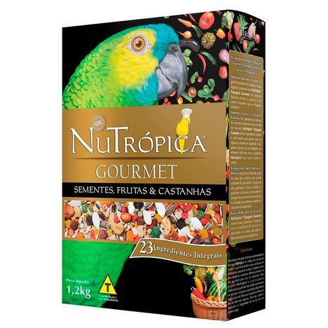 Ração Nutrópica Gourmet para Papagaio 1,2Kg