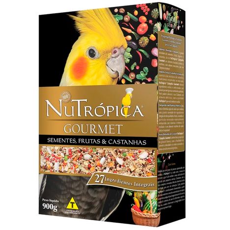 Ração Nutrópica Gourmet para Calopsitas 900g Ração Nutrópica Gourmet para Calopsitas 900g