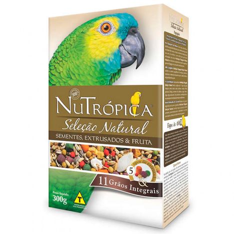 Ração Nutrópica Seleção Natural para Papagaios 300g