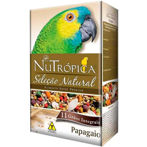 Ração Nutrópica Seleção Natural para Papagaios 900g