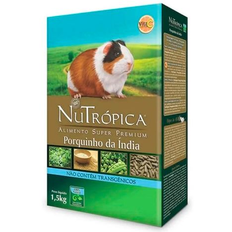 Ração Nutrópica Natural para Porquinho da ÍndiaRação Nutrópica Natural para Porquinho da Índia 1,5 kg