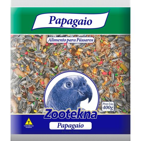Ração Zootekna para Papagaios Mistura de Sementes 400G Ração Zootekna para Papagaios Mistura de Sementes 400G