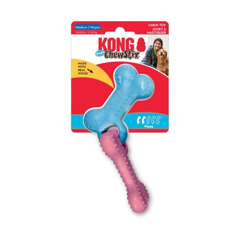 Brinquedo Para Cães Kong ChewStix Puppy Link Bone - M