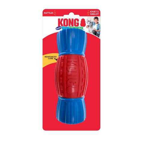 Brinquedo Para Cães Kong CoreStrength Rattlez Dumbbell - G Brinquedo Para Cães Kong CoreStrength Rattlez Dumbbell - G