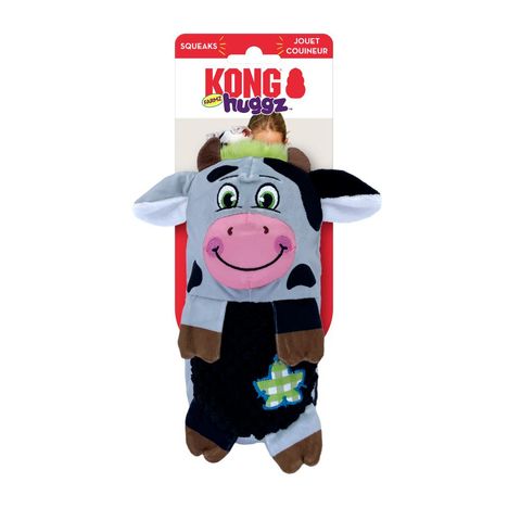 Brinquedo Para Cães Kong Huggz Farmz Cow - G Brinquedo Para Cães Kong Huggz Farmz Cow - G