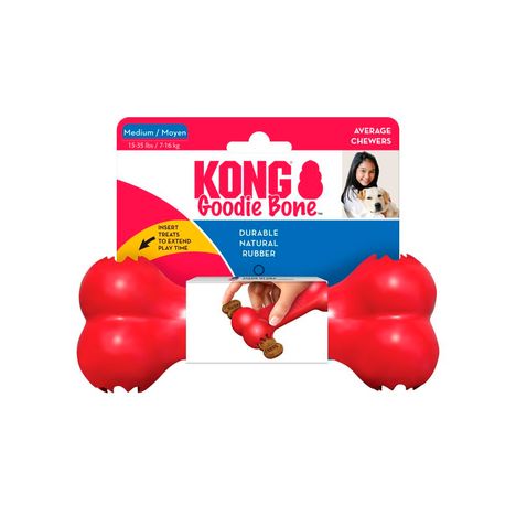 Brinquedo Para Cães Kong Goodie Bone - M Brinquedo Para Cães Kong Goodie Bone - M
