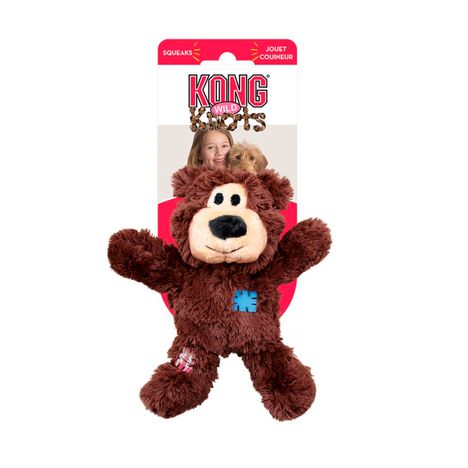Brinquedo Para Cães Kong Wild Knots Bear - Pequeno e Medio