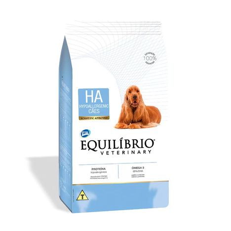 Ração Equilíbrio Veterinary Hypoallergenic para Cães Adultos 7,5 Kg