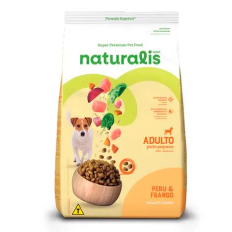 Ração Naturalis para Cães Adultos de Porte Pequeno sabor Peru e Frango - 10,1Kg