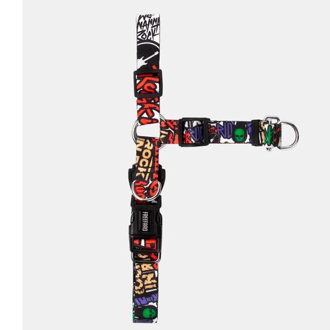 Peitoral antipuxão para Cachorros Rock in Rio- P Peitoral antipuxão para Cachorros Rock in Rio- P