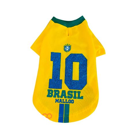 CAMISA 10 BRASIL - AMARELO - M CAMISA 10 BRASIL - AMARELO - M