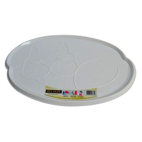 Jogo Americano para Gatos - Branco Petflex Jogo Americano para Gatos - Branco Petflex