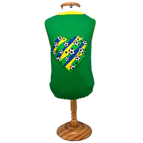 Regata do Brasil Para Cães - Verde GG Regata do Brasil Para Cães - Verde GG