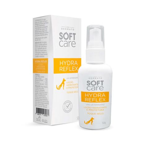 Loção Protetora Soft Care Hydra Reflex para Cães e Gatos 50g