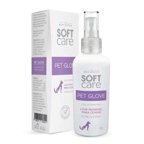 Loção Protetora Hidratante Soft Care Pet Glove para Cães e Gatos 50g