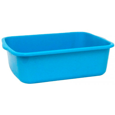 Caixa de Areia Higiênica Plástica Alta Color Elite - Azul