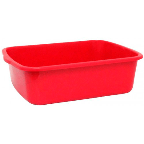 Caixa de Areia Higiênica São Pet Plástica Alta Color Elite - Vermelho Caixa de Areia Higiênica São Pet Plástica Alta Color Elite - Vermelho