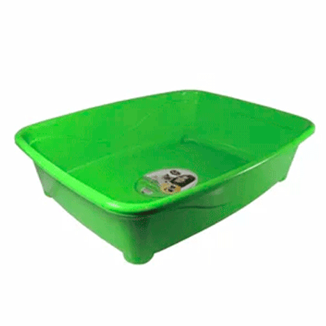 Caixa de Areia para Gato Classic Furacão Pet - Verde