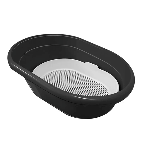 Caixa de Areia para Gatos Furacão Pet Furba Glamour - Preto Caixa de Areia para Gatos Furacão Pet Furba Glamour - Preto