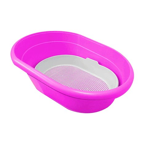 Caixa de Areia para Gatos Furacão Pet Furba Glamour - Rosa Caixa de Areia para Gatos Furacão Pet Furba Glamour - Rosa