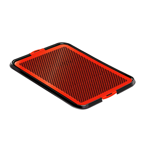 Sanitário Furacão Pet Xixi Fácil Pop para Cães - Vermelho Sanitário Furacão Pet Xixi Fácil Pop para Cães - Vermelho