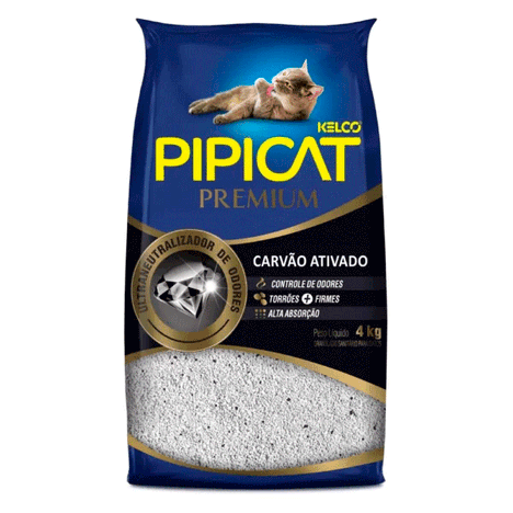 Granulado Pipicat Carvão Ativado 4kg