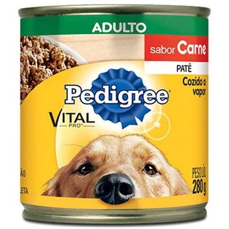 Ração Úmida Pedigree Patê em Lata Sabor Carne para Cães Adultos 100g Ração Úmida Pedigree Patê em Lata Sabor Carne para Cães Adultos 100g