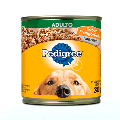 Ração Úmida Pedigree Lata Frango ao Molho para Cães Adultos 290gRação Úmida Pedigree Lata Frango ao Molho para Cães Adultos 280gr Ração Úmida Pedigree Lata Frango ao Molho para Cães Adultos 290gRação Úmida Pedigree Lata Frango ao Molho para Cães Adultos 280gr