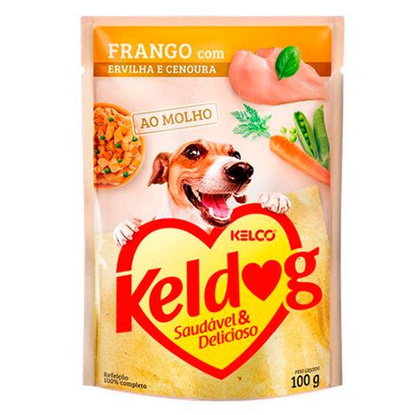 Ração Úmida Keldog Sachê para Cães Sabor Frango 100g Ração Úmida Keldog Sachê para Cães Sabor Frango 100g