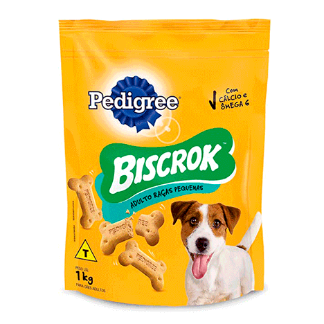 Biscoito Pedigree Biscrok Mini para Cães Adultos de Raças Pequenas 1Kg Biscoito Pedigree Biscrok Mini para Cães Adultos de Raças Pequenas 1Kg