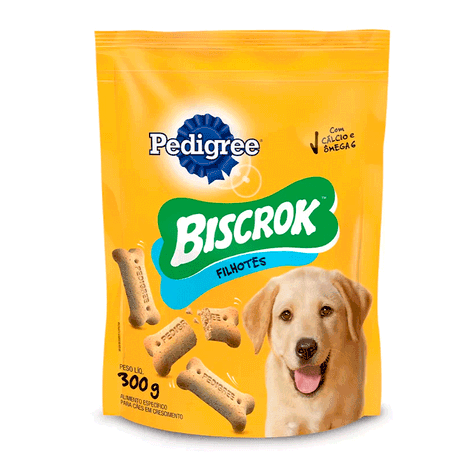 Biscoito Pedigree Biscrok Junior para Cães Filhotes 300g Biscoito Pedigree Biscrok Junior para Cães Filhotes 300g