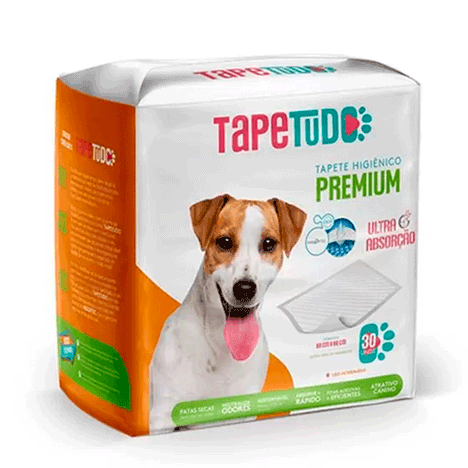 Tapete Higiênico Tapetudo 80x60 - Com 30 Un.