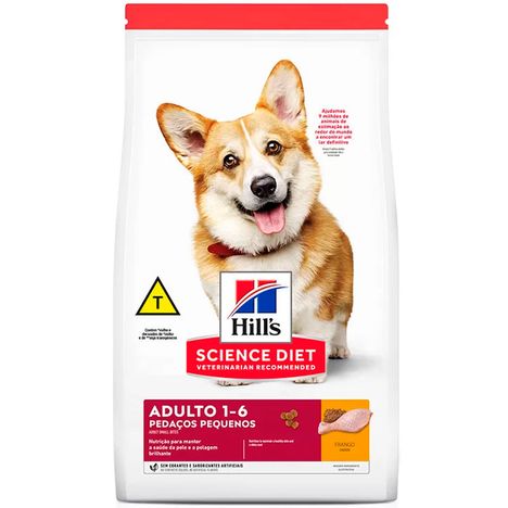 Ração Hills Science Diet para Cães Adultos de Pequeno Porte Sabor Frango 6Kg