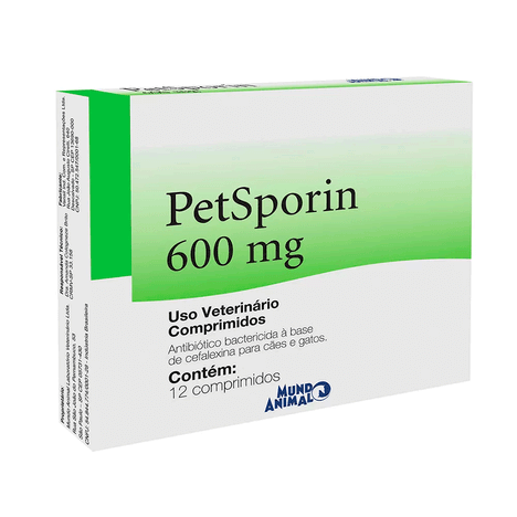 Petsporin 600 MG Blister com 12 Comprimidos