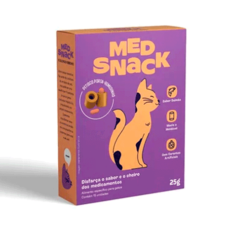 Petisco MedSnack Facilitador de Medicações Para Gatos - 15g
