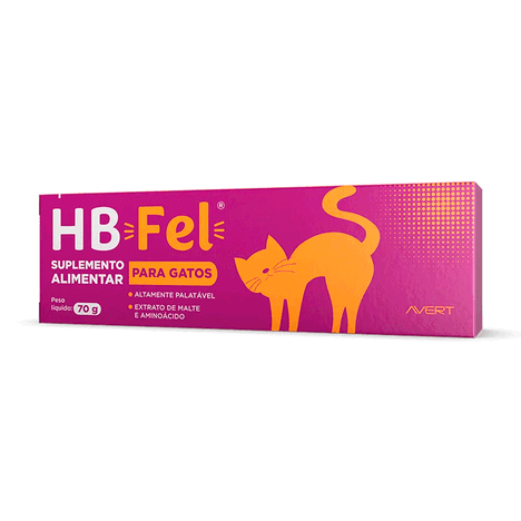 Suplemento Alimentar HB Fel para Gatos 70g