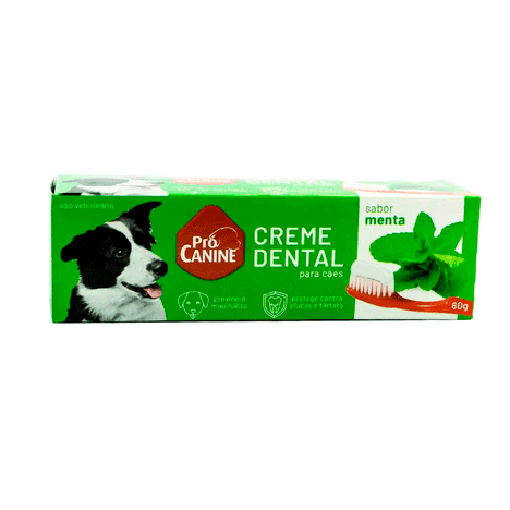 Creme Dental para Cachorro PróCanine Menta 60g Creme Dental para Cachorro PróCanine Menta 60g