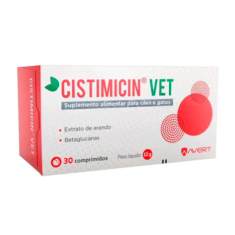 Suplemento Cistimicin Vet com 30 Comprimidos Suplemento Cistimicin Vet com 30 Comprimidos