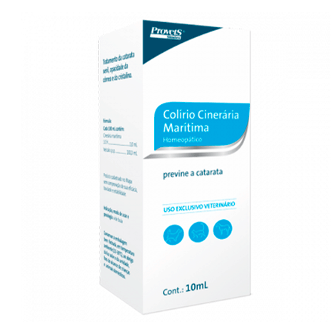 Colírio Provets Cinerária Marítima Homeopático 10ml Colírio Provets Cinerária Marítima Homeopático 10ml