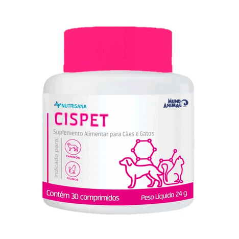 Suplemento Nutrisana Cispet com 30 Comprimidos Suplemento Nutrisana Cispet com 30 Comprimidos
