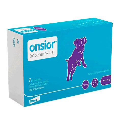 Anti-inflamatório Onsior para Cães 10mg - 7 Comprimido
