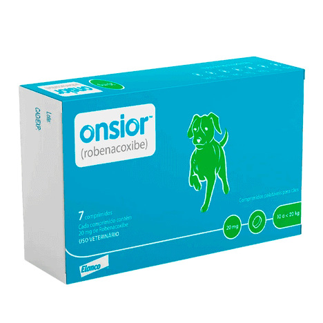 Anti-inflamatório Onsior para Cães 20mg - 7 Comprimido