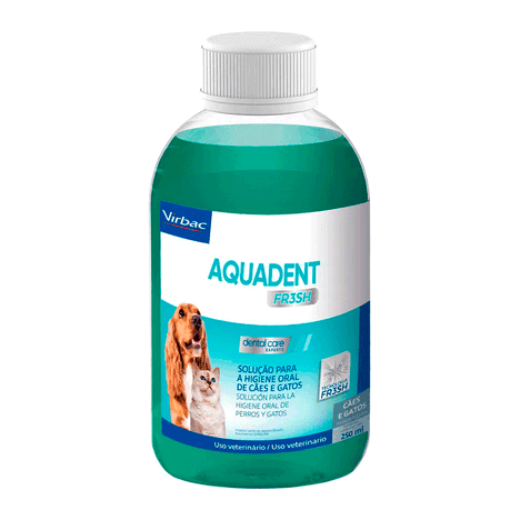 Solução para Higiene Oral Aquadent Virbac 250ml