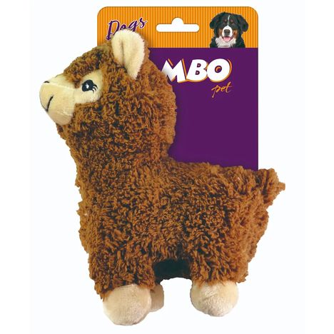 Brinquedo Mordedor Pelúcia Ilhama Marrom - Jambo