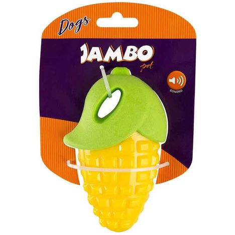 Brinquedo Mordedor Vegetal Sonoro Milho - Jambo