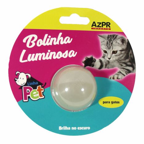 Brinquedo Pet Bola Luminosa para Gato